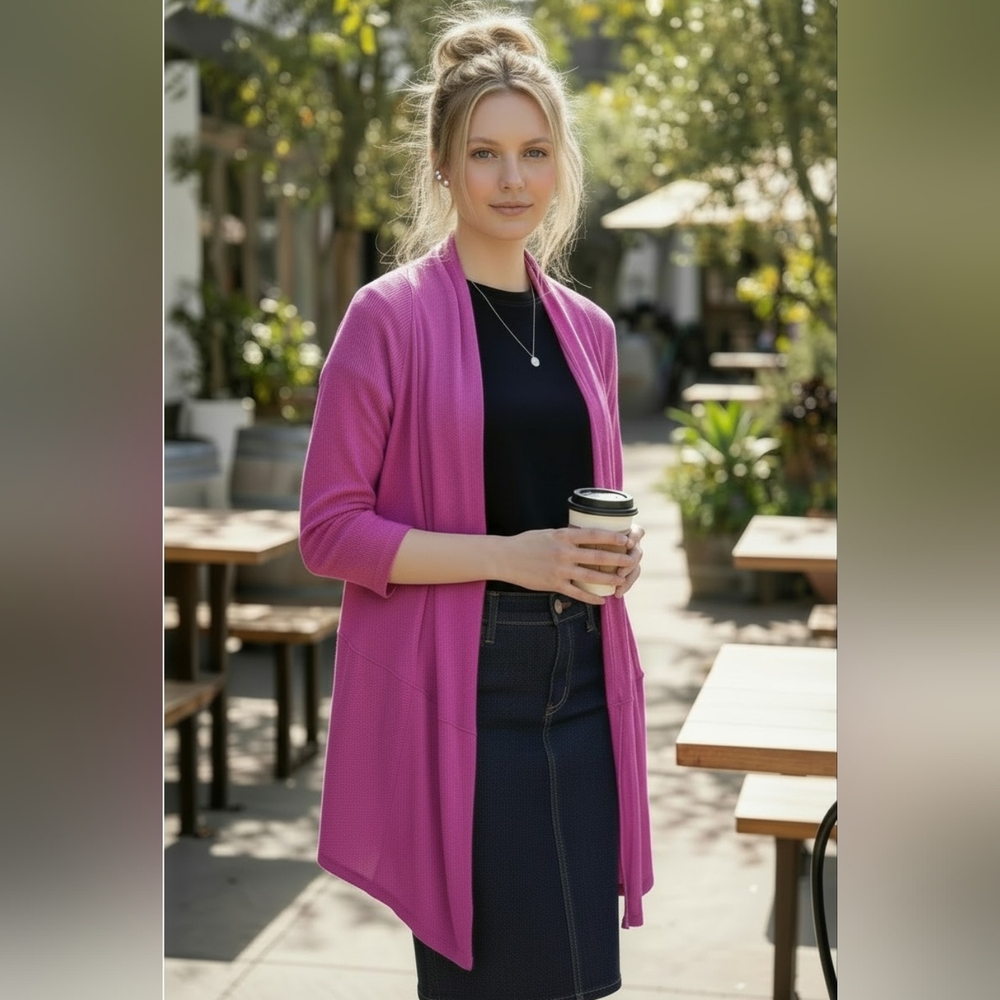 Cupio Magenta Women's Cardigan